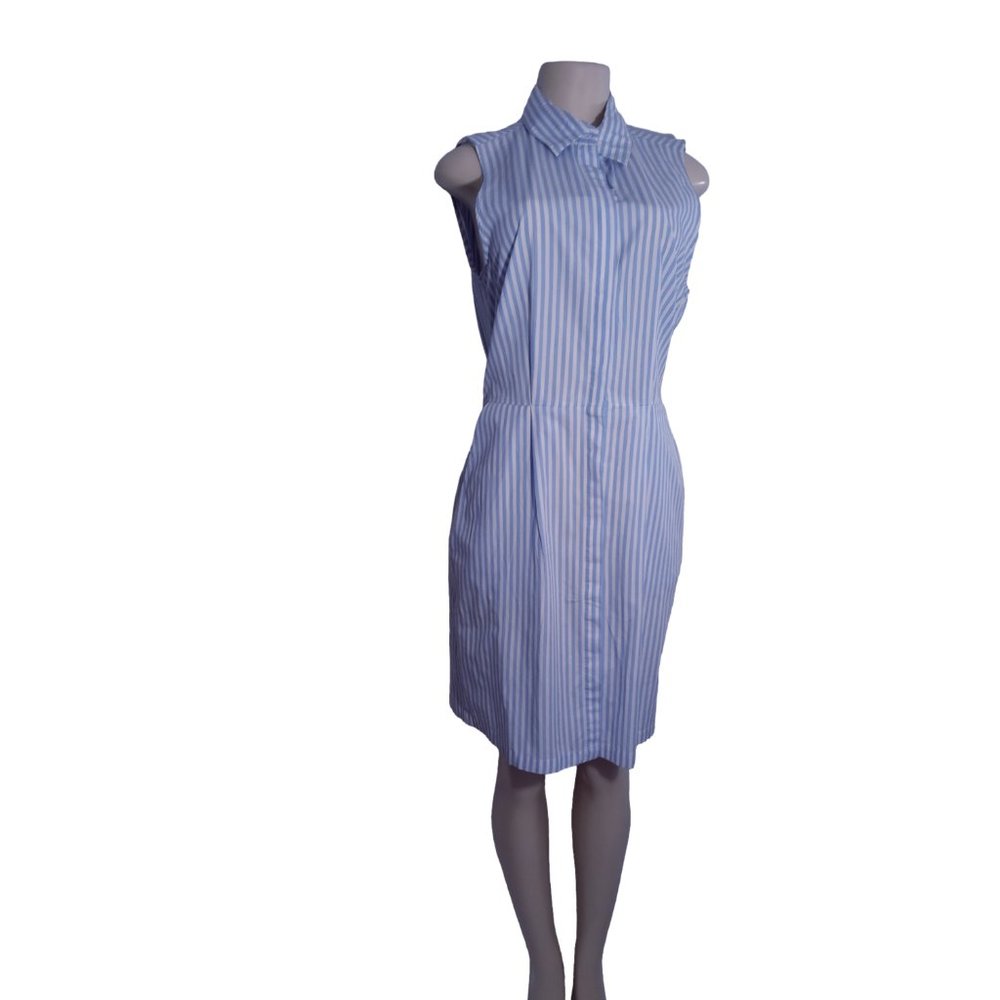 H&M Blue & White Striped Dress